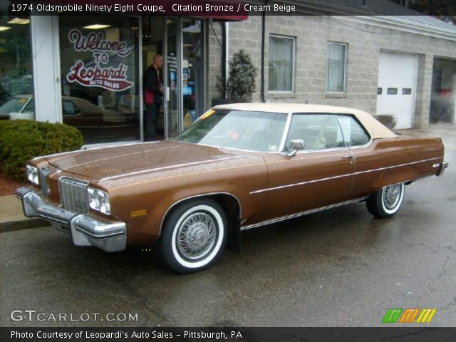 1974 Oldsmobile Ninety Eight Coupe in Citation Bronze