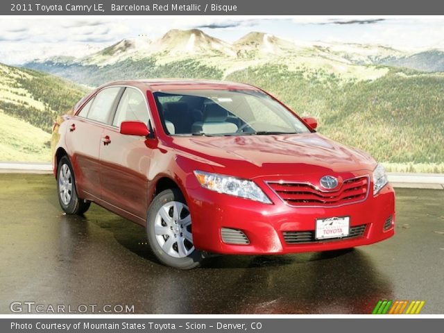 2011 Toyota Camry LE in Barcelona Red Metallic