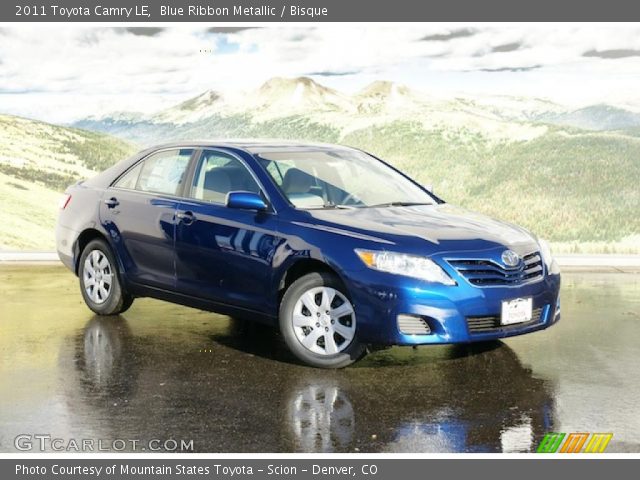 2011 Toyota Camry LE in Blue Ribbon Metallic