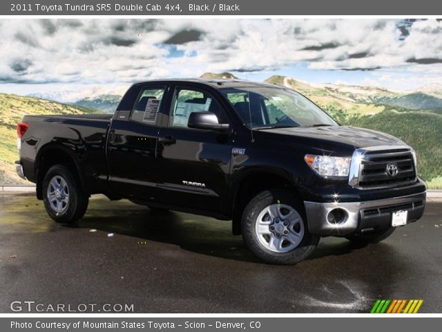 2011 Toyota Tundra SR5 Double Cab 4x4 in Black