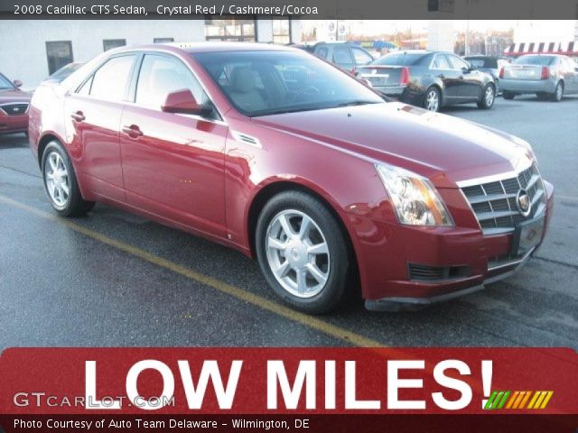 2008 Cadillac CTS Sedan in Crystal Red