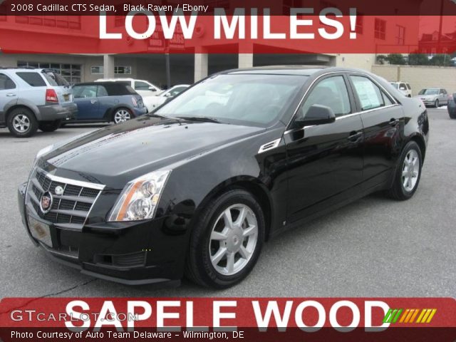 2008 Cadillac CTS Sedan in Black Raven