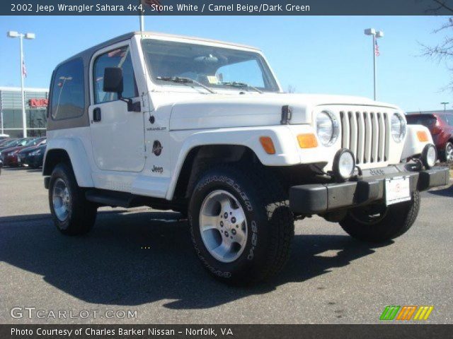 2002 Jeep Wrangler Sahara 4x4 in Stone White