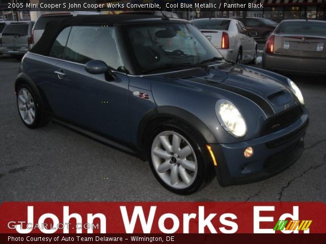 2005 Mini Cooper S John Cooper Works Convertible in Cool Blue Metallic