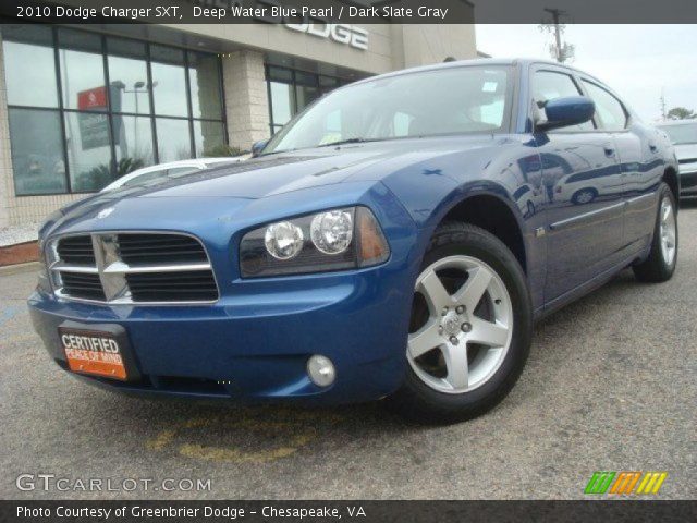 2010 Dodge Charger SXT in Deep Water Blue Pearl