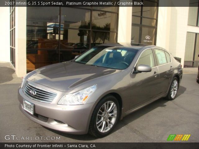 2007 Infiniti G 35 S Sport Sedan in Platinum Graphite Metallic