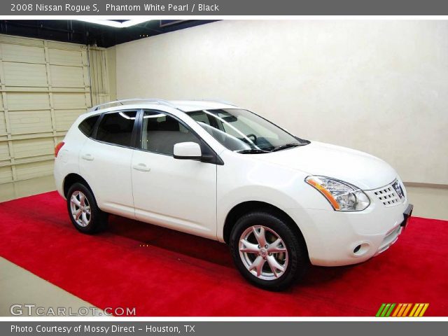 2008 Nissan Rogue S in Phantom White Pearl