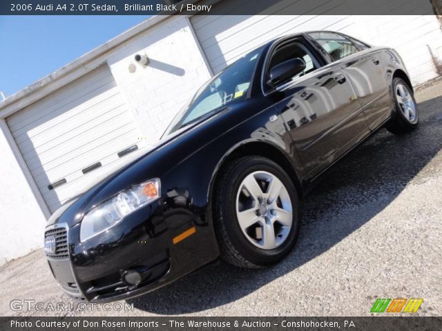 2006 Audi A4 2.0T Sedan in Brilliant Black