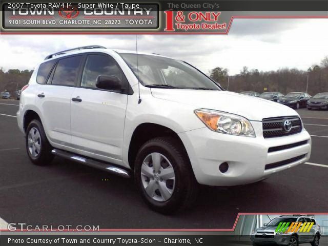 2007 Toyota RAV4 I4 in Super White