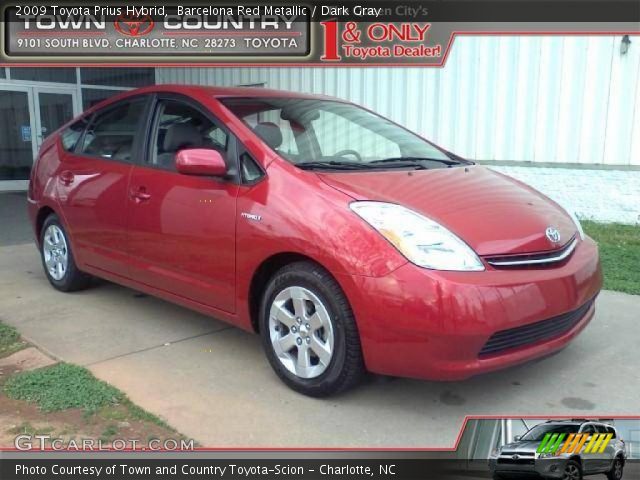 2009 Toyota Prius Hybrid in Barcelona Red Metallic