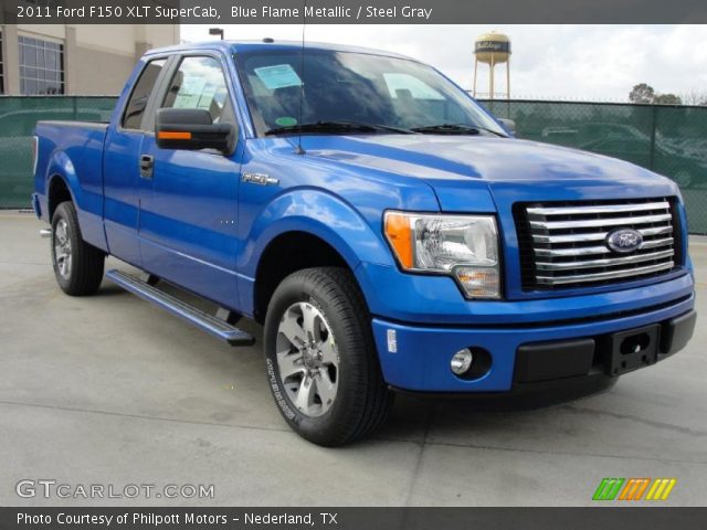 2011 Ford F150 XLT SuperCab in Blue Flame Metallic