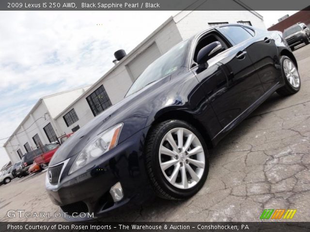 2009 Lexus IS 250 AWD in Black Sapphire Pearl