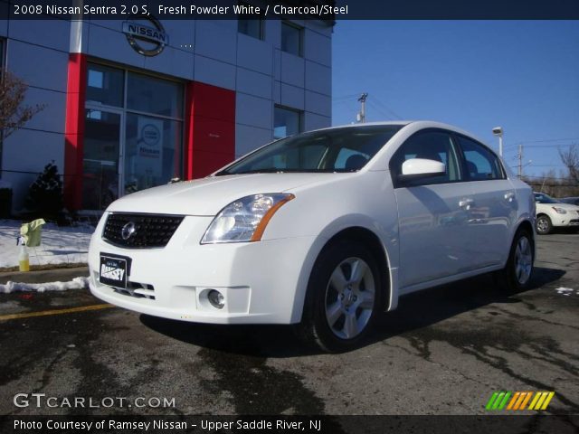 2008 Nissan Sentra 2.0 S in Fresh Powder White