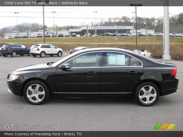 2008 Volvo S80 T6 AWD in Black