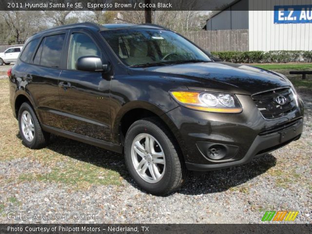 2011 Hyundai Santa Fe SE in Espresso Brown