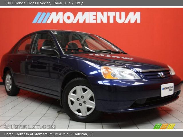 2003 Honda Civic LX Sedan in Royal Blue
