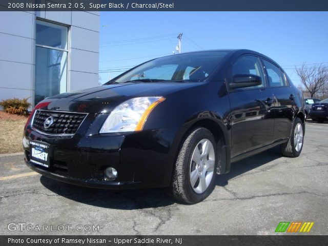 2008 Nissan Sentra 2.0 S in Super Black