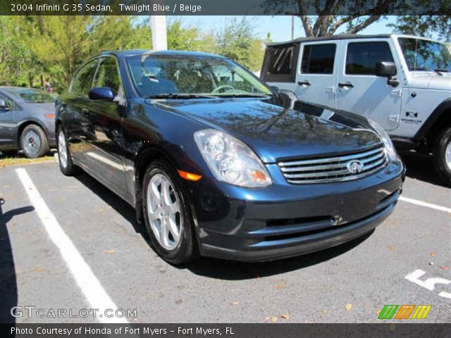 2004 Infiniti G 35 Sedan in Twilight Blue
