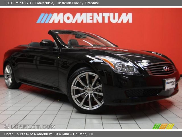 2010 Infiniti G 37 Convertible in Obsidian Black