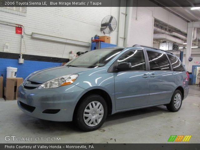 2006 Toyota Sienna LE in Blue Mirage Metallic