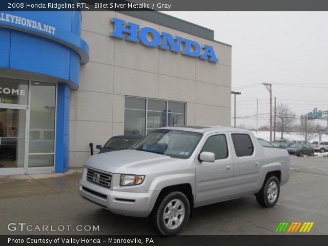 2008 Honda Ridgeline RTL in Billet Silver Metallic