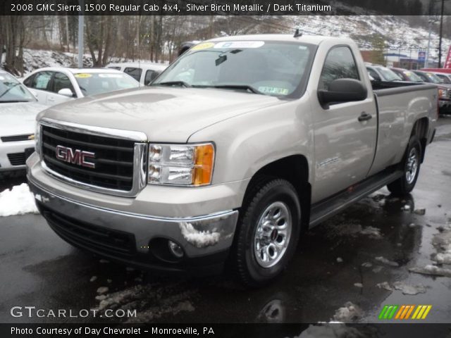 2008 GMC Sierra 1500 Regular Cab 4x4 in Silver Birch Metallic