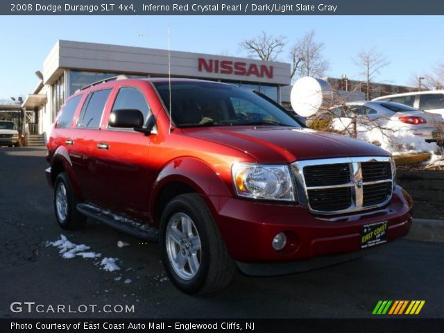 2008 Dodge Durango SLT 4x4 in Inferno Red Crystal Pearl