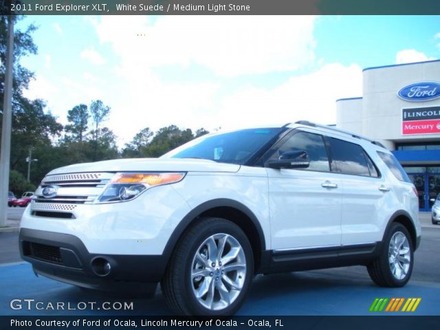 2011 Ford Explorer XLT in White Suede