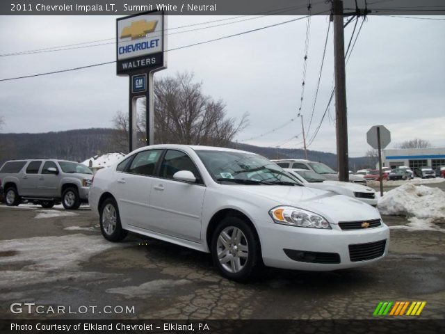 2011 Chevrolet Impala LT in Summit White