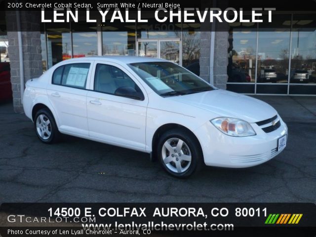 2005 Chevrolet Cobalt Sedan in Summit White