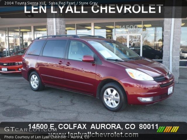 2004 Toyota Sienna XLE in Salsa Red Pearl