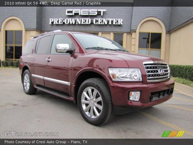 2010 Infiniti QX 56 4WD in Deep Garnet Red