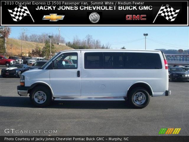 2010 Chevrolet Express LS 3500 Passenger Van in Summit White