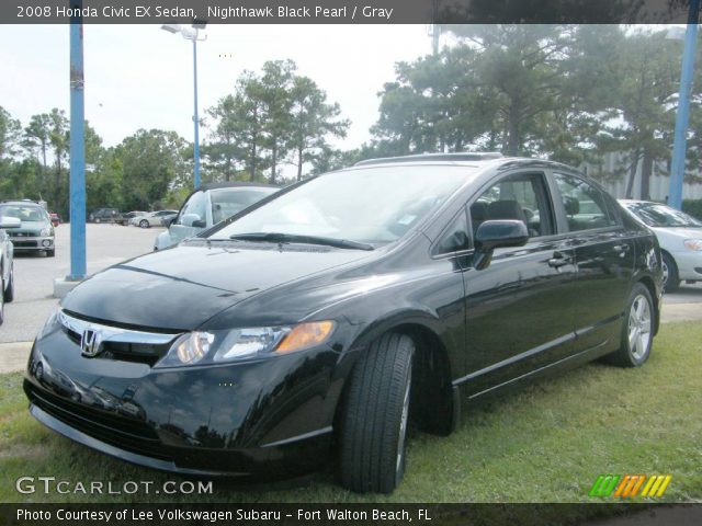 2008 Honda Civic EX Sedan in Nighthawk Black Pearl