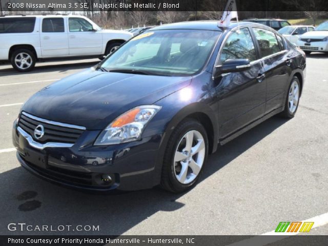 2008 Nissan Altima 3.5 SE in Majestic Blue Metallic