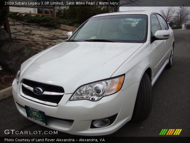 2009 Subaru Legacy 3.0R Limited in Satin White Pearl