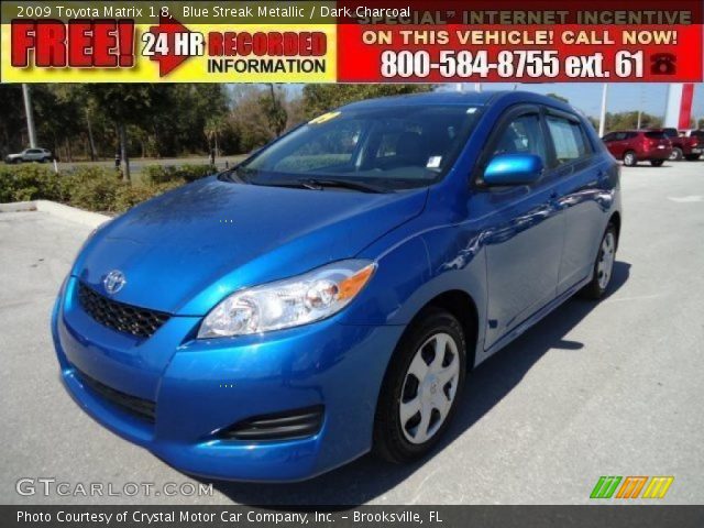 2009 Toyota Matrix 1.8 in Blue Streak Metallic