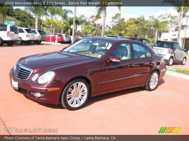 2008 Mercedes-Benz E 350 Sedan in Barolo Red Metallic