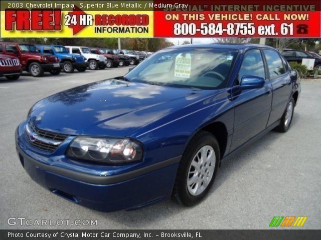 2003 Chevrolet Impala  in Superior Blue Metallic