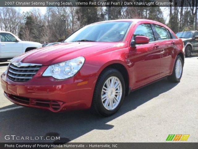 2007 Chrysler Sebring Touring Sedan in Inferno Red Crystal Pearl