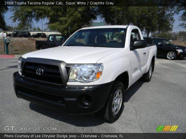 2008 Toyota Tacoma Regular Cab in Super White
