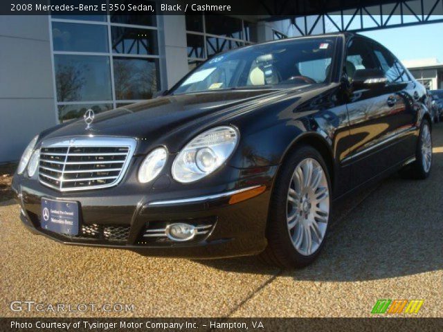 2008 Mercedes-Benz E 350 Sedan in Black