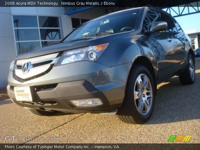 2008 Acura MDX Technology in Nimbus Gray Metallic