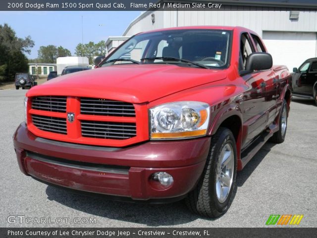 2006 Dodge Ram 1500 Sport Quad Cab in Flame Red