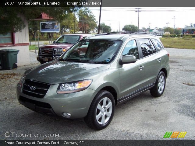 2007 Hyundai Santa Fe Limited in Platinum Sage