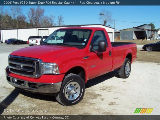2006 Ford F250 Super Duty FX4 Regular Cab 4x4 in Red Clearcoat