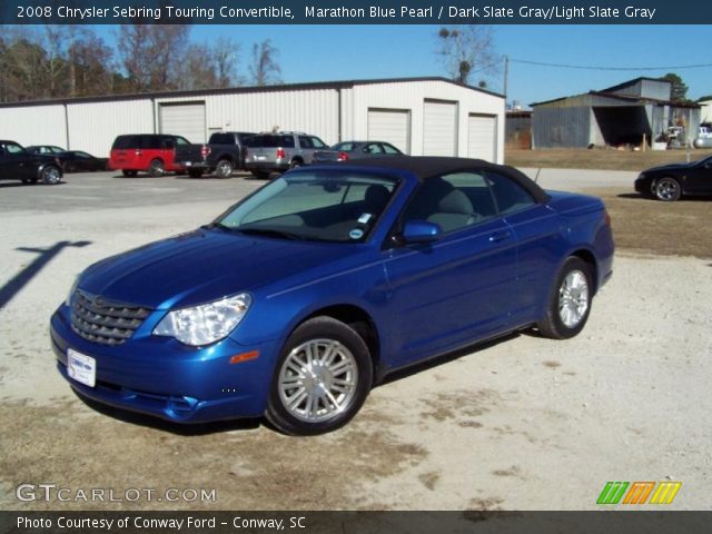 2008 Chrysler Sebring Touring Convertible in Marathon Blue Pearl