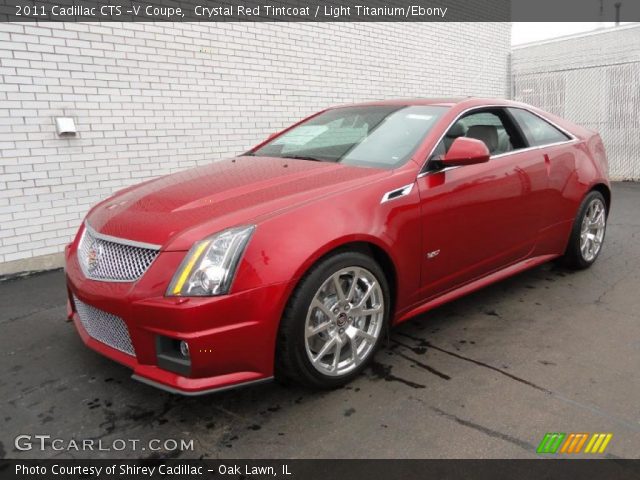 2011 Cadillac CTS -V Coupe in Crystal Red Tintcoat