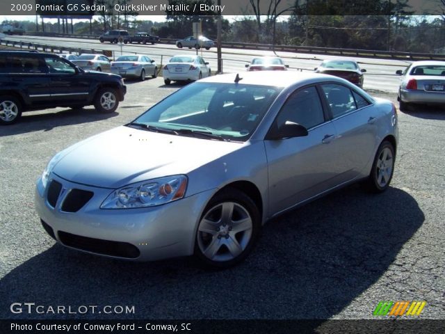 2009 Pontiac G6 Sedan in Quicksilver Metallic