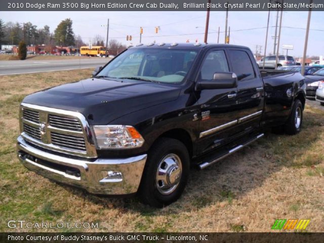 2010 Dodge Ram 3500 Big Horn Edition Crew Cab Dually in Brilliant Black Crystal Pearl